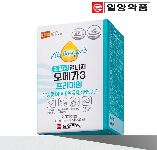 일양약품 초임계 알티지 오메가3 프리미엄, 30정, 2개