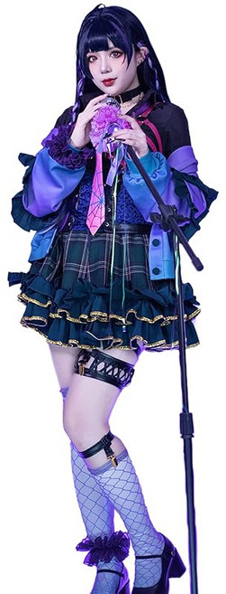 milky time 니지산지 코오란메로코 코스프레 의상 VTuber 할로윈 메로코 (의상)