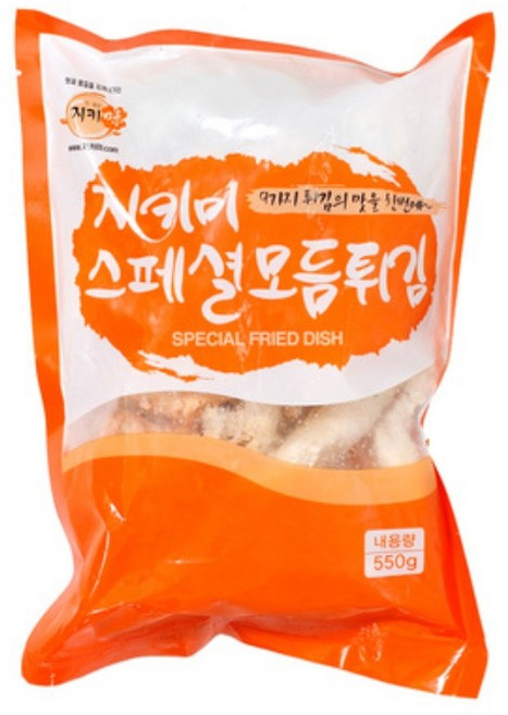 지키미) 모듬튀김 550g, 21개