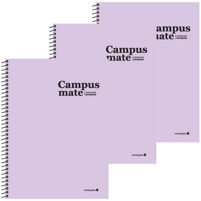 모닝글로리 2000 캠퍼스메이트 연습장, 바이올렛, 3개