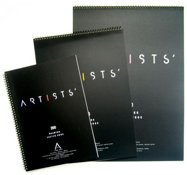 [세르지오] 아티스트 200g 드로잉북 4절