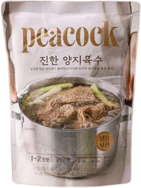 피코크 진한양지육수, 2개, 500g