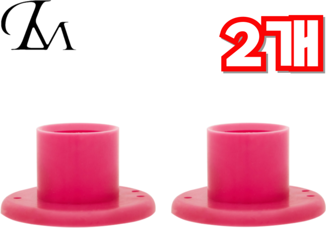 렌스메이트 파크골프티 파크볼티 고무티 파크골프용품, 핑크, 2개