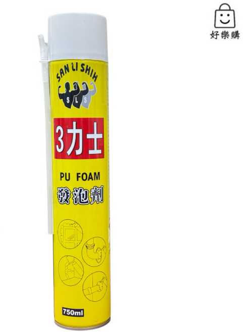 3力士 PU發泡膠 發泡劑, 1個, DIY發泡劑  750ml