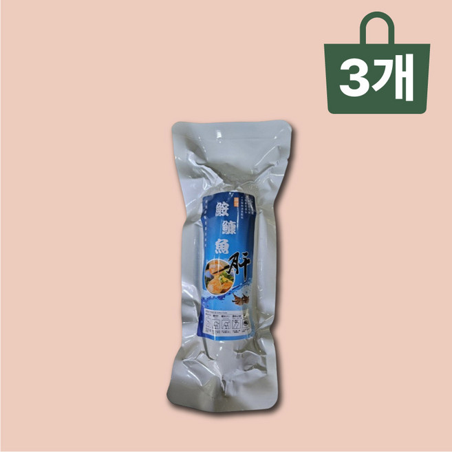 안키모 소시지형 200g X 3개 원형 푸아그라 아귀간 홈마카세