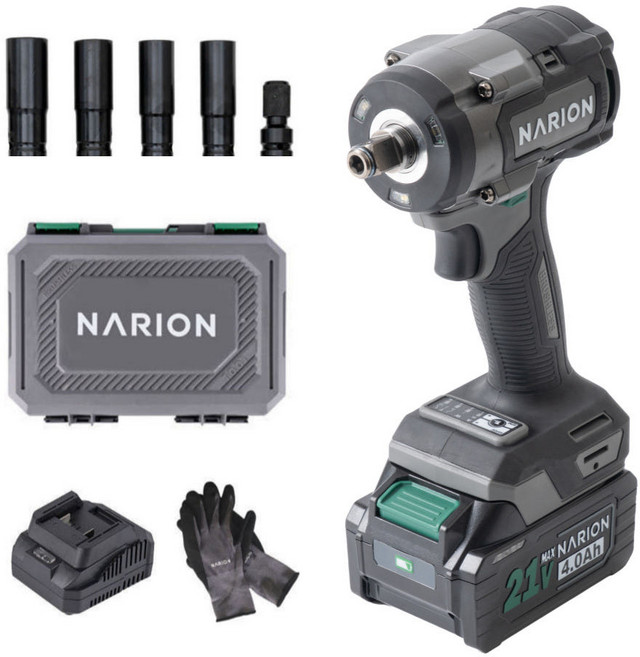 나리온 21V 충전 임팩 렌치 드릴 드라이버 겸용 K605, 1개