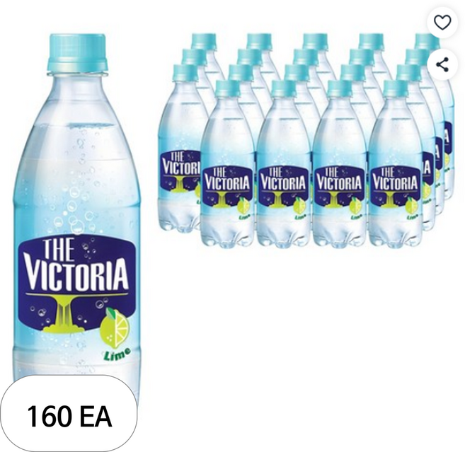 웅진 빅토리아 라임 탄산음료, 500ml, 160개