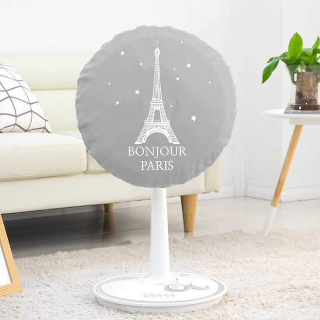 다샵 프리미엄 스판 3중직 선풍기 커버, 벽걸이 선풍기 커버, 봉쥬르파리