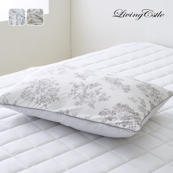 리빙캐슬 우아한 냉감 메쉬 베개커버