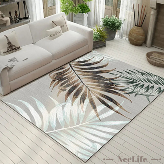니라이프 북유럽 모던 거실 러그 특대형 사계절 침실 러그, YM018