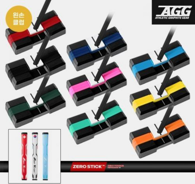 좌타클럽주문제작굴림채 제로토크 제로스틱 유광 스틸샤프트 퍼터 블레이드WORLD GRIP, 3도, R, 옵션 : 블랙 34 스위스