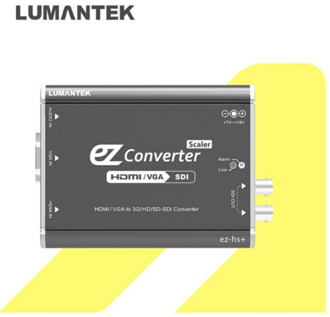 [루먼텍] ez-HS+ 컨버터 HDMI/VGA to HD/SDI, 1개