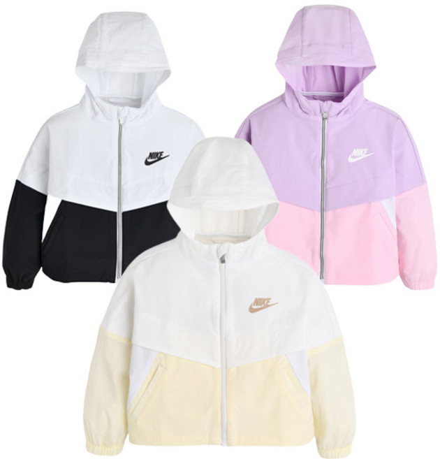 플레이키즈프로 나이키키즈홑겹컬러블럭윈드러너자켓(토들러 베이비) A252JK163P 나이키키즈 바람막이점퍼