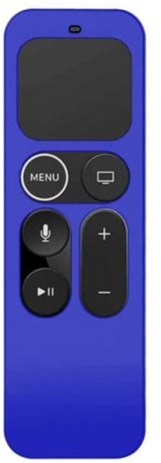 애플 TV용 실리콘 케이스 리모콘 교체 보호 커버 피부 충격 방지 케이스 커버 4K 5 번째 TV 스틱 1, 1) Blue, 1) Blue