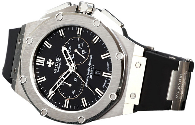 발키리 다스크로노 [수량한정] V-7075ASF (풀옵션) 실버메탈밴드+실리콘밴드+가죽밴드