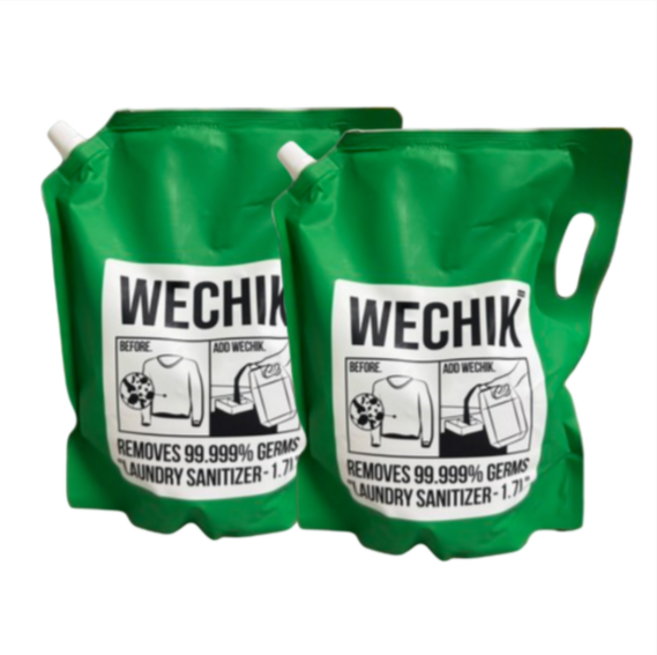 위칙 소독 섬유유연제 리필, 1.7L, 2개