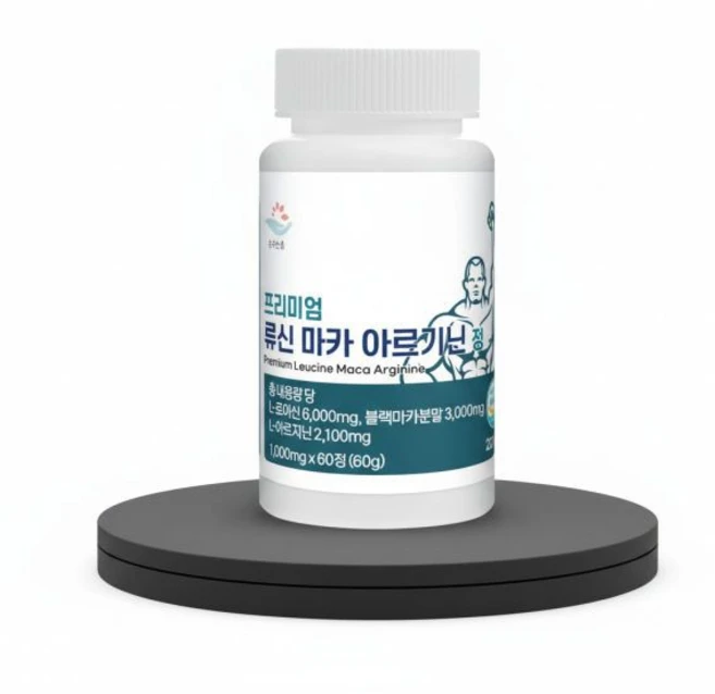 순수한줌 프리미엄 류신 마카 아르기닌 정 1000mg 60정 (Araium), 1개 - 쿠팡