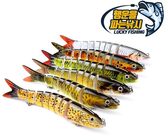 [행운을파는낚시] 돌아온 살치(19g) 조인티미노우 관절베이트 하드베이트 스윔베이트 배스, 06. SALBACK-F컬러(19g)