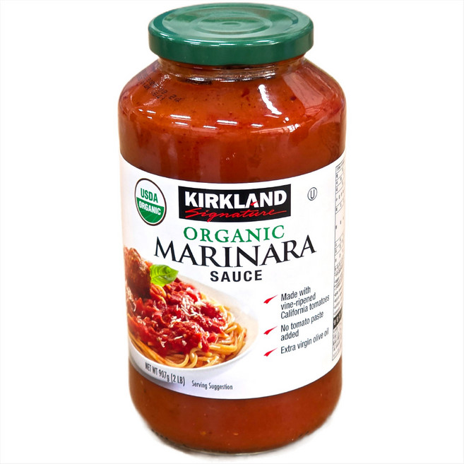 커클랜드 유기농 마리나라 소스, 2개, 907g