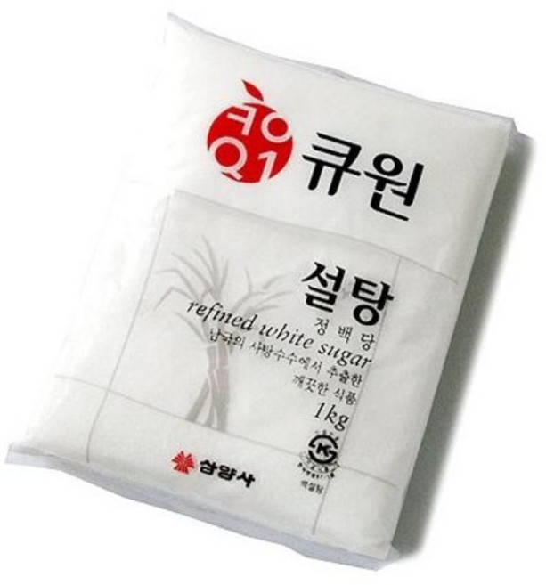 삼양 삼양사)큐원 백설탕 1kg, 1개