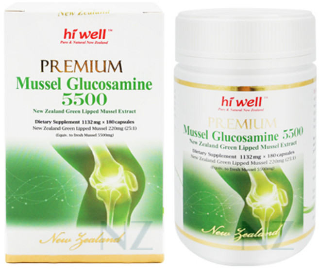 하이웰 프리미엄 초록입 홍합 글루코사민 5500mg, 1개, 180정