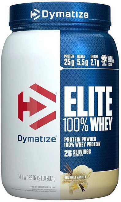 Dymatize 다이마타이즈 Elite 100프로 유청 단백질 파우더 192983, 1개, 907g - 쿠팡