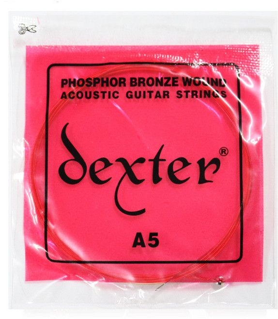 덱스터 통기타 낱현 5번줄 A-5 어쿠스틱스트링, 1개, 단품
