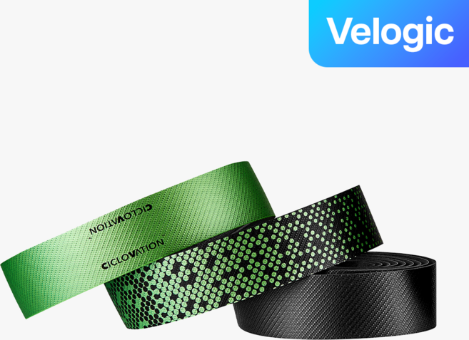 시클로베이션 어드밴스드 시텍스 샤이닝 메탈릭 자전거 핸들바 테이프, 1개, 블랙+엔비 그린