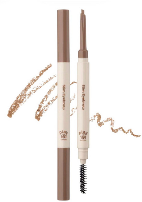 03 밀크티 브라운 플레이 101 바이 에뛰드 슬림 아이브로우 펜슬, 1개