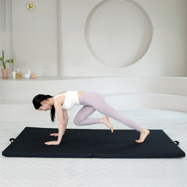 고무나라 운동매트 두꺼운 홈트 층간소음 링피트 필라테스 헬스 요가 매트 50mm, 크림베이지(일반50mm), 1개