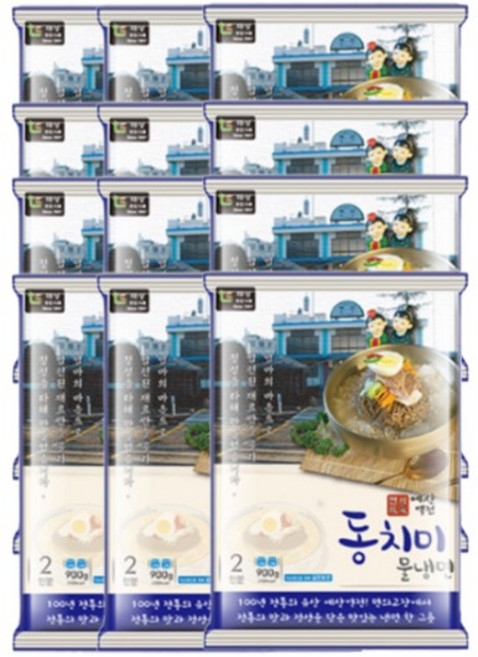 예산 역전 물냉면 메밀 동치미 900g, 12세트