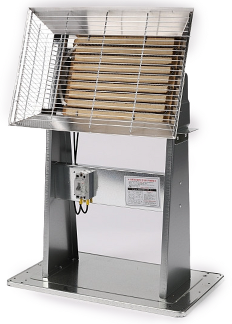 대성정밀 반사판히타 현장난로 스탠드형 전기난로 3KW 공업용세라믹히터