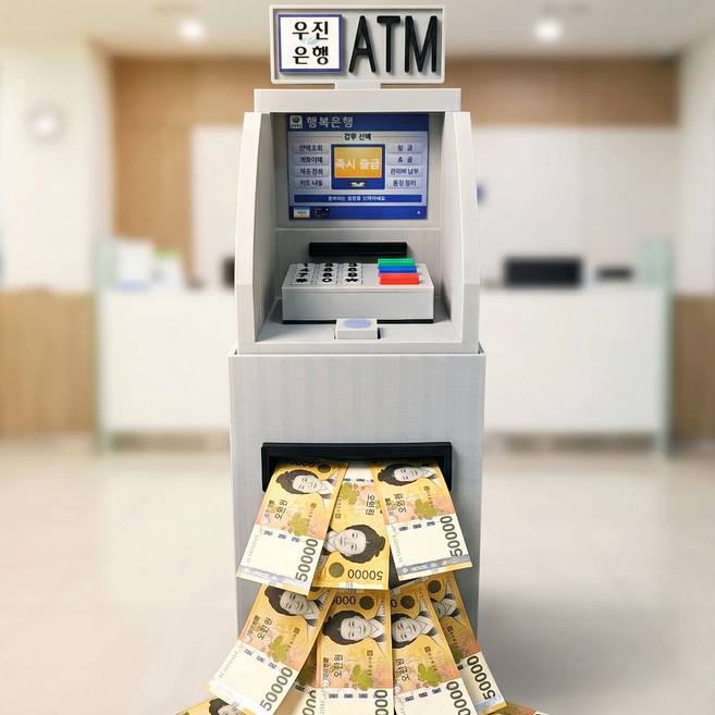 커스텀 용돈 ATM 어버이날 부모님 생신 현금 환갑 칠순 생일 박스 선물