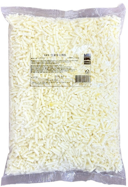 썬리취 모짜렐라 골든 치즈 2.5kg 요리, 1개