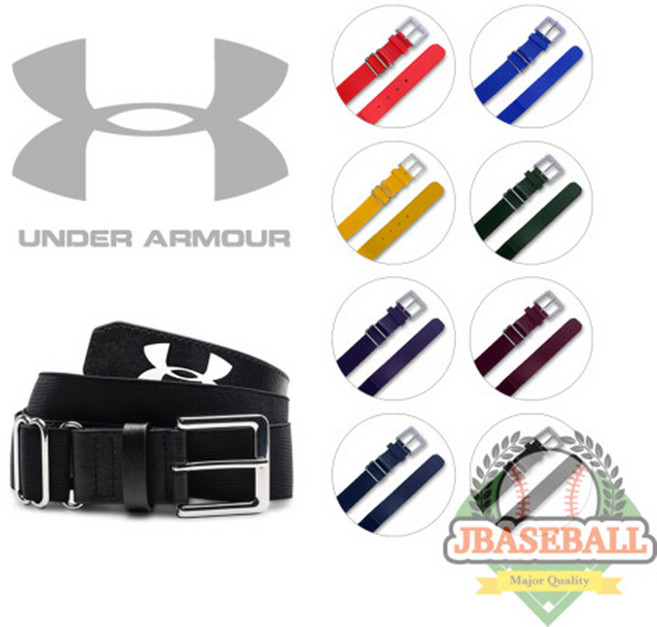 [당일출고][언더아머] 야구벨트 (8컬러) (성인용084/유소년용085 선택가능), 블랙001
