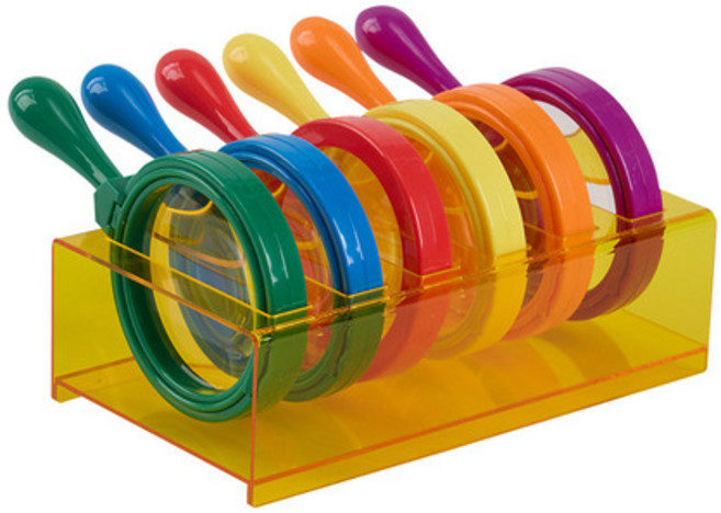 캐스비 네이처 컬러풀돋보기6종 거치대세트