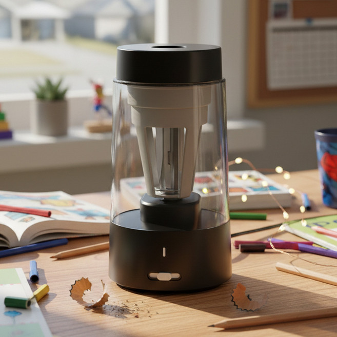 돌리올리 자동 연필깎이, 베이직블랙