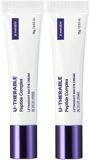 메라블 유쎄라블 리프팅샷 900 눈밑 지방 볼륨 주름개선 아이크림, 15ml, 2개