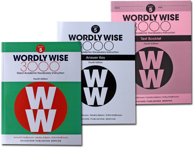 워들리와이즈 Wordly Wise 3000 5 SET (SB+답지+TEST) 3 종, 5  SET (SB+답지+TEST) 3 종
