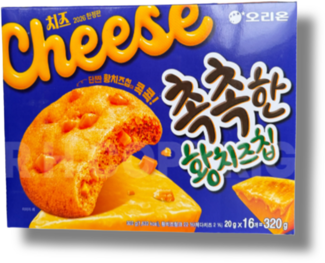 오리온 촉촉한황치즈칩 16p, 320g, 1개
