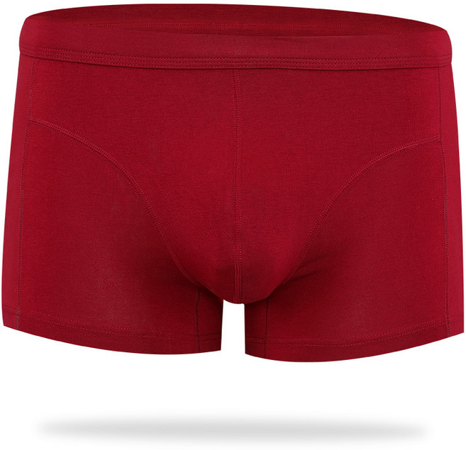 男款純棉四角內褲 彈力透氣薄款