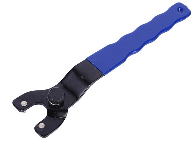 조정 가능한 앵글 그라인더 렌치 샤프트 너트 맞춤 부품, Blue, 1개
