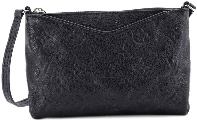 루이 비통 중고 팔라스 앙프렝트 레더 크로스 백