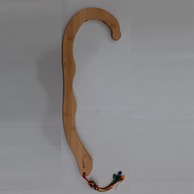 국산 담양 대나무 오십견 안마기 등마사지기구 오십견마사지 승모근 목근육풀기 뒷목 거북목 2종류, 대형, 1개