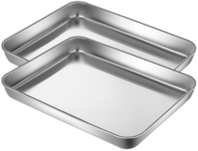 304 스텐 레스팅 트레이 쟁반 단품 2개, 실버