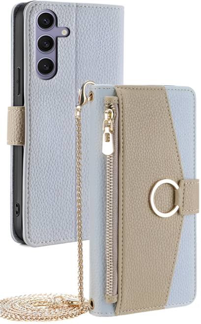 블랑진 오로라 갤럭시 시리즈 동전 지갑 지퍼 케이스