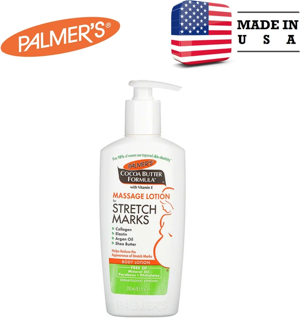 파머스 코코아 버터 포뮬러 마사지 로션 포 스트레치 마크스 보디로션 250 ml (8.5 fl oz), 1개, 250ml - 쿠팡