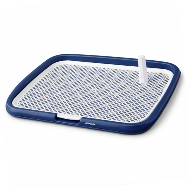 루다택 강아지 배변판 메쉬형, 1개, 차콜 네이비