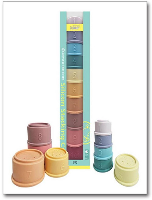 실리콘 컵 쌓기 동물·숫자 블록 (마스크제공), 블루래빗, 블루래빗 편집부