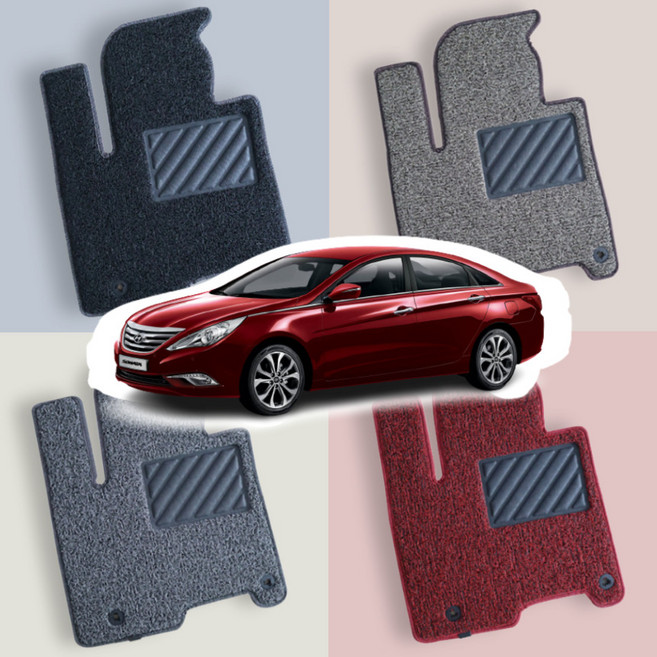 현대 YF소나타 YF쏘나타 코일매트 한대분 풀세트 카매트 발매트 확장형 바닥매트 발판 깔판 차량용 자동차 차량, 엣지 한대분 (앞좌석+뒷좌석), 베이지, 결제시 추가정보란에 차종코드 입력